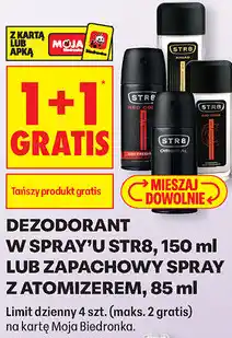 Biedronka DEZODORANT W SPRAY'U STR8, 150 ml LUB ZAPACHOWY SPRAY Z ATOMIZEREM, 85 ml oferta
