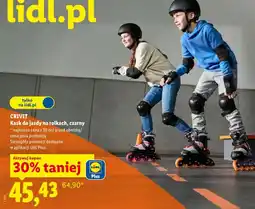 Lidl CRIVIT Kask do jazdy na rolkach, czarny oferta
