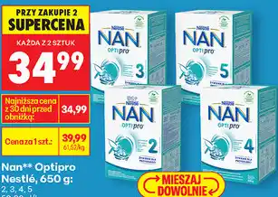 Biedronka Nan** Optipro Nestlé, 650 g: 2, 3, 4, 5 oferta