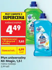 Biedronka Płyn uniwersalny Mr Magic oferta