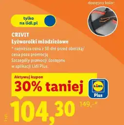 Lidl CRIVIT Łyżworolki młodzieżowe oferta