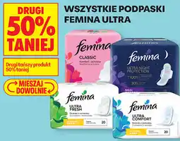 Biedronka Wszystkie podpaski Femina Ultra oferta