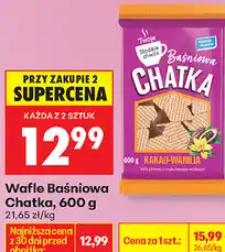 Biedronka Wafle Bařniowa Chatka oferta