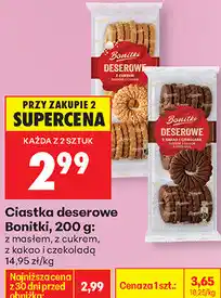 Biedronka Ciastka deserowe Bonitki oferta