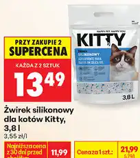 Biedronka Űwirek silikonowy dla kot3w Kitty oferta