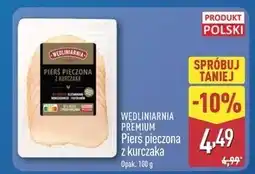 ALDI Pierś pieczona z kurczaka Wędliniarnia Premium oferta