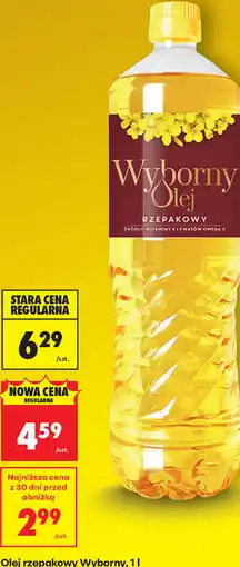 Biedronka Olej rzepakowy Wyborny oferta
