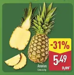 ALDI Ananas oferta