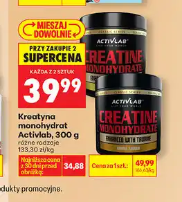 Biedronka Kreatyna monohydrat Activlab oferta