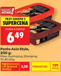 Biedronka Pasta Asia Style oferta