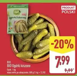 ALDI Ogórki kiszone Gut Bio oferta