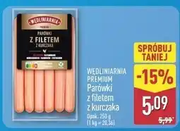 ALDI Parówki z filetem kurczaka Wędliniarnia Premium oferta
