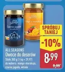ALDI Wiśnia do deserów All Seasons oferta