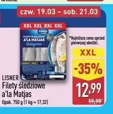 ALDI Filety śledziowe a'la matjas klasyczne Lisner oferta