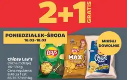 Netto Chipsy Lay's oferta