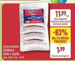 ALDI Kiełbasa biała z szynki Wędliniarnia Classic oferta