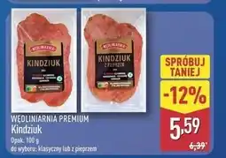 ALDI Kindziuk z pieprzem Wędliniarnia Premium oferta