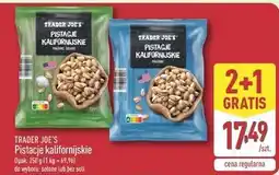 ALDI Pistacje kalifornijskie prażone solone Trader Joe's oferta