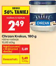 Biedronka Chrzan Krakus oferta