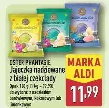 ALDI Jajeczka z białej czekolady nadzieniem limonkowym Oster Phantasie oferta