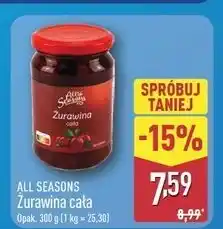 ALDI Żurawina cała All Seasons oferta