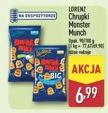 ALDI Chrupki cebulka Lorenz Monster Munch oferta