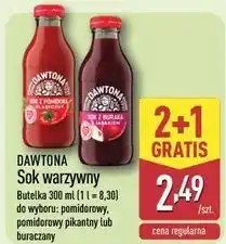 ALDI Sok z buraków jabłkiem Dawtona oferta