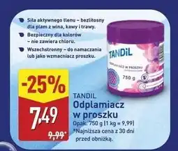 ALDI Odplamiacz w proszku Tandil oferta