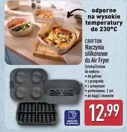 ALDI Naczynie silikonowe do air fryer perforowane Crofton oferta