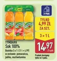 ALDI Sok jabłkowy + pomarańczowy multiwitamina Tymbark oferta