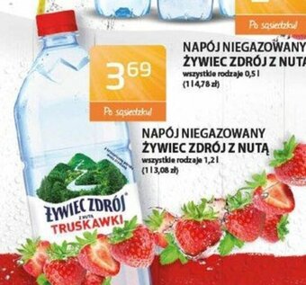 ABC Napój niegazowany Żywiec Zdrój z nutą 1,2l oferta