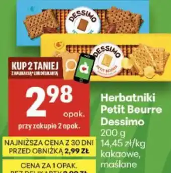 Delikatesy Centrum Herbatniki Petit Beurre Dessimo oferta