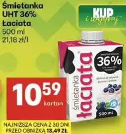 Delikatesy Centrum Śmietanka UHT 36% Łaciata oferta