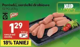Delikatesy Centrum Parówki, serdelki drobiowe oferta