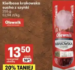 Delikatesy Centrum Kiełbasa krakowska sucha z szynki oferta