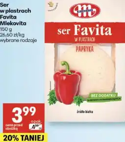 Delikatesy Centrum Ser w plastrach Favita Mlekovita oferta
