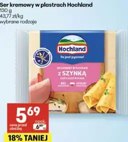 Delikatesy Centrum Ser kremowy w plastrach Hochland oferta