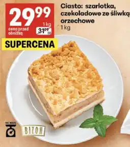 Delikatesy Centrum Ciasto: szarlotka, czekoladowe ze śliwką, orzechowe oferta