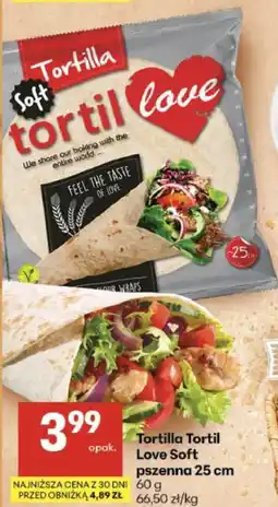 Delikatesy Centrum Tortilla Tortil Love Soft pszenna 25 cm oferta