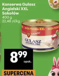 Delikatesy Centrum Konserwa Gulasz Angielski XXL Sokołów oferta
