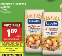 Delikatesy Centrum Makaron 4-jajeczna Lubella oferta