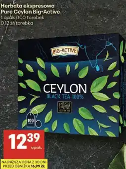 Delikatesy Centrum Herbata ekspresowa Pure Ceylon Big-Active oferta