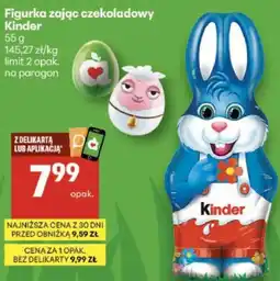 Delikatesy Centrum Figurka zając czekoladowy Kinder oferta