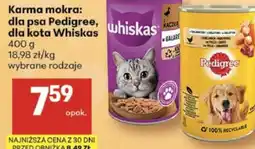 Delikatesy Centrum Karma mokra: dla psa Pedigree, dla kota Whiskas oferta