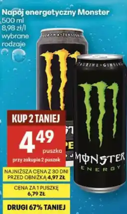 Delikatesy Centrum Napój energetyczny Monster oferta