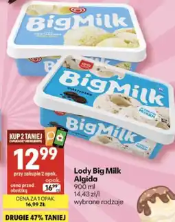 Delikatesy Centrum Lody Big Milk Algida oferta