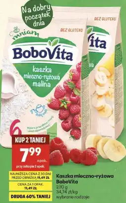 Delikatesy Centrum Kaszka mleczno-ryżowa BoboVita oferta
