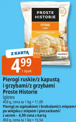 E.Leclerc Pierogi ruskie/z kapustą i grzybami/z grzybami Proste Historie oferta