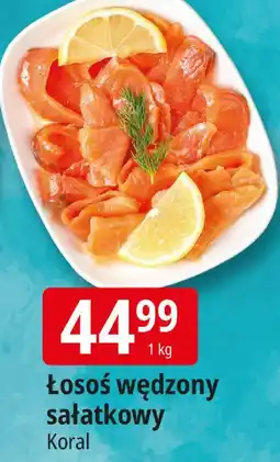 E.Leclerc ŁosoŖ wędzony sałatkowy Koral oferta