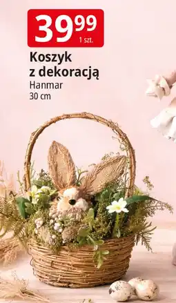 E.Leclerc Koszyk z dekoracją Hanmar 30 cm oferta